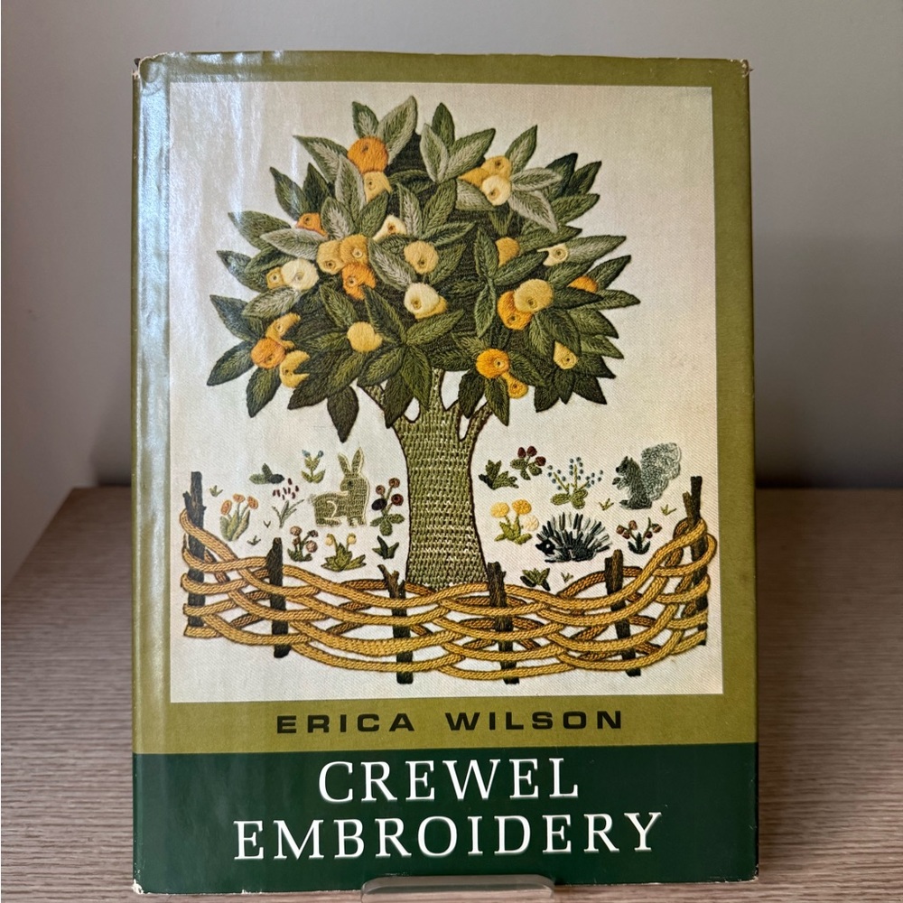 Erica Wilson Crewel Embroidery Book